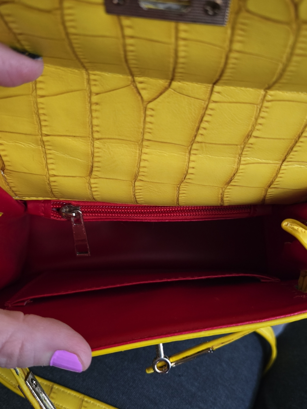 Winky Eye or SpongeBob Cross body bag purse Yellow - Picture 2 of 8